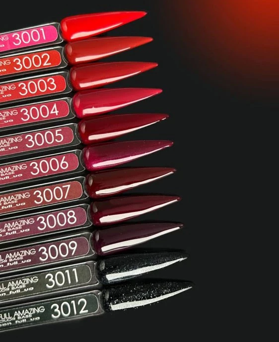 Кольорова база для гель-лаку MOON FULL Amazing Color Base №3010 чорний, емаль 12 мл
