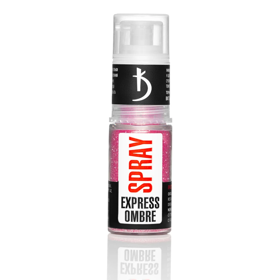 Експрес-спрей для омбре Kodi Express Ombre Spray 04 дрібні малинові світловідбиваючі блискітки 7,5 г