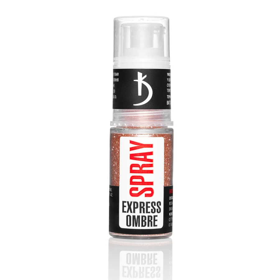 Експрес-спрей для омбре Kodi Express Ombre Spray 09 світловідбиваючі блискітки червона бронза 7,5 г