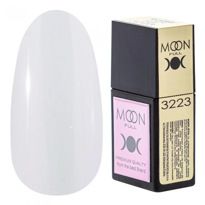 Кольорова база для гель-лаку MOON FULL Amazing Color Base №3223 перлинний 12 мл