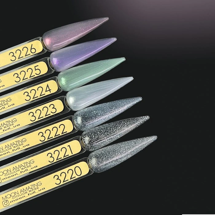 Кольорова база для гель-лаку MOON FULL Amazing Color Base №3223 перлинний 12 мл