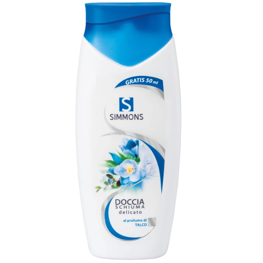 Гель для душу "Делікатний-Тальк" SIMMONS Shower Gel Delicate Talc 300 мл