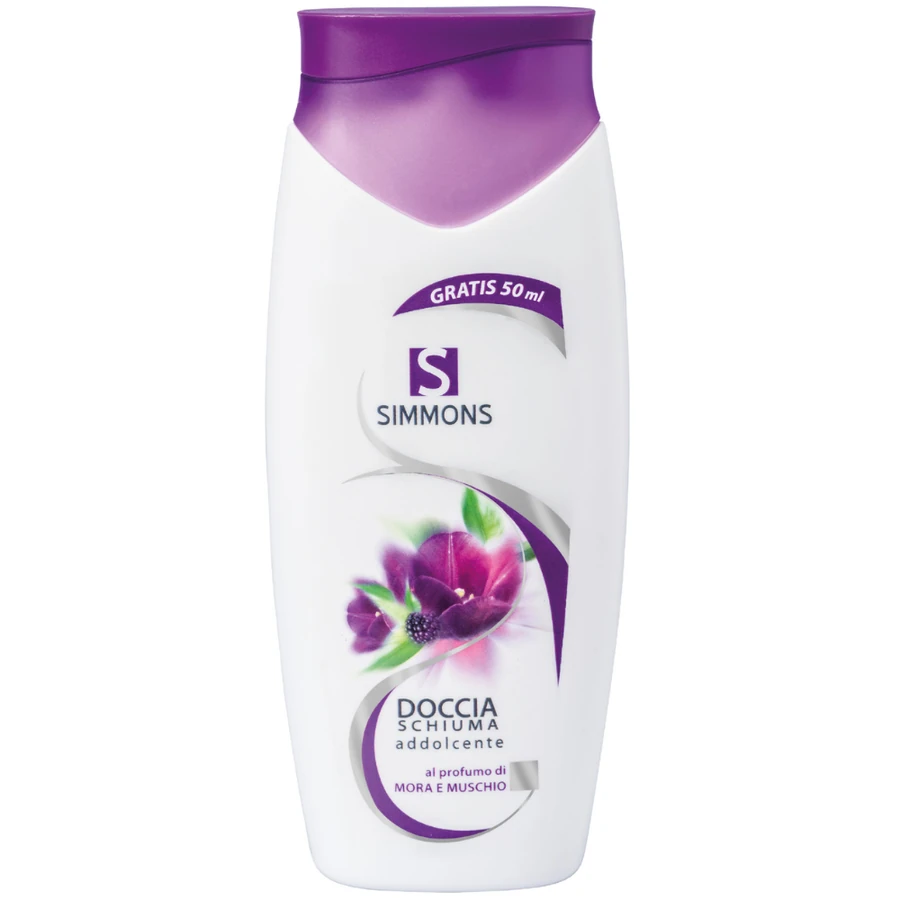Гель для душу "Заспокійливий-Ожина та Mускус" SIMMONS Shower Gel Soothing Blackberry & Musk 300 мл