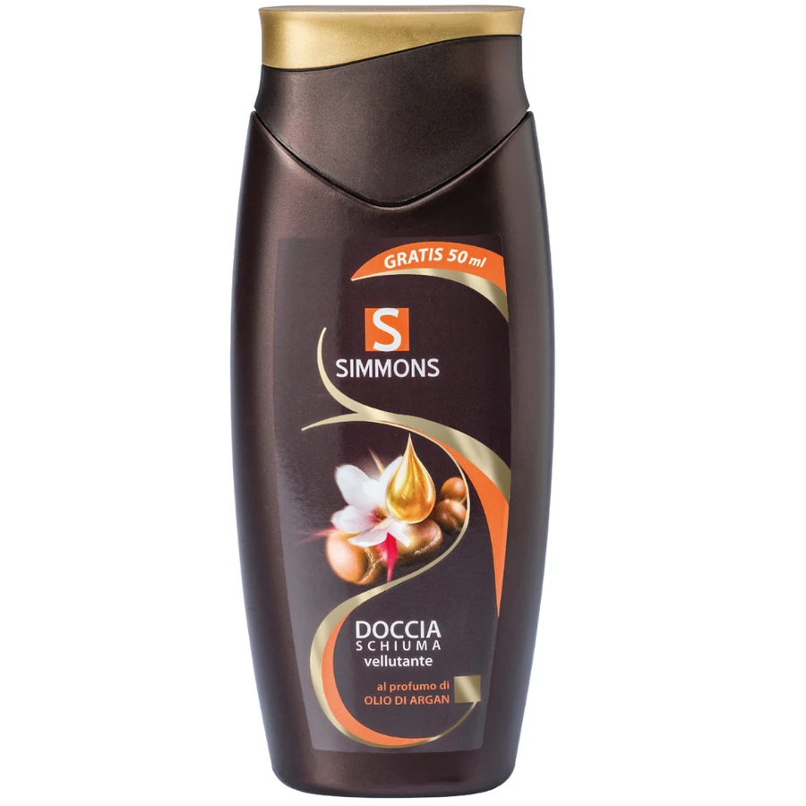 Гель для душу "Оксамитовий-Арганова олія" SIMMONS Shower Gel Velvet Argan Oil 300 мл