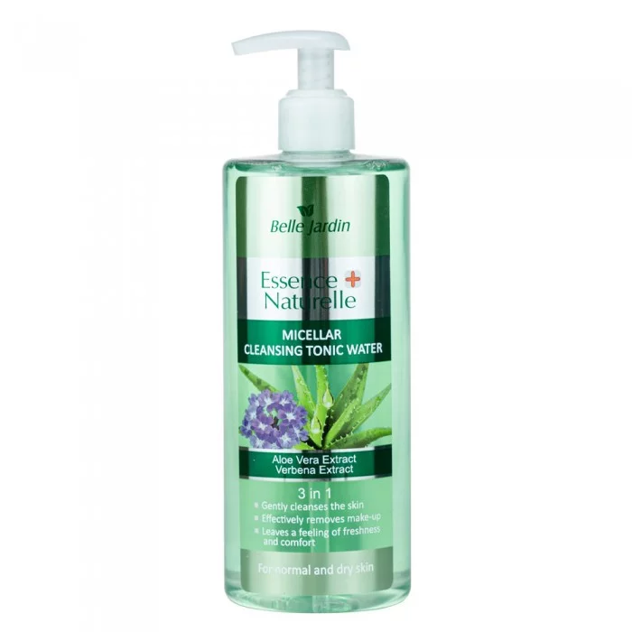 Міцелярний очищуючий тонік Belle Jardin Essence Naturelle Micellar Cleansing Tonic Water Aloe + Verbena Extract Екстракт Алое + Вербена 500 мл