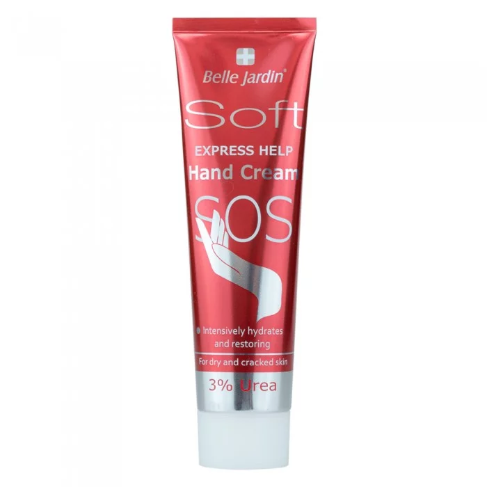 Крем для сухої та потрісканої шкіри рук Belle Jardin Express Help Soft  Hand Cream SOS with Urea 3% з сечовиною 3% 100 мл