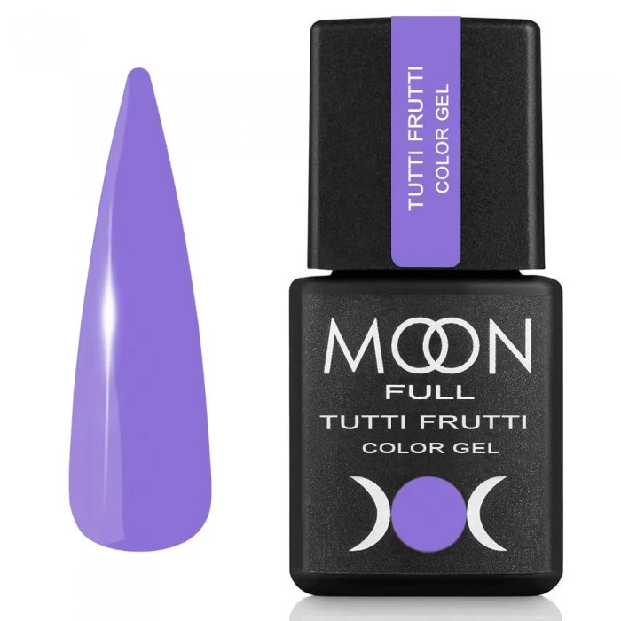 Гель-лак MOON FULL Tutti Frutti Color Gel №930 лавандовий, емаль 8 мл