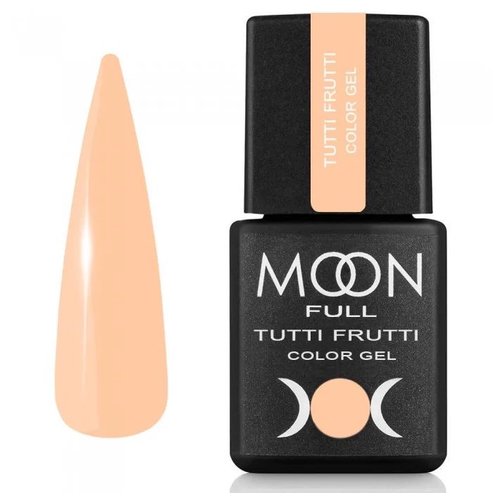 Гель-лак MOON FULL Tutti Frutti Color Gel №932 персикове світло, емаль 8 мл