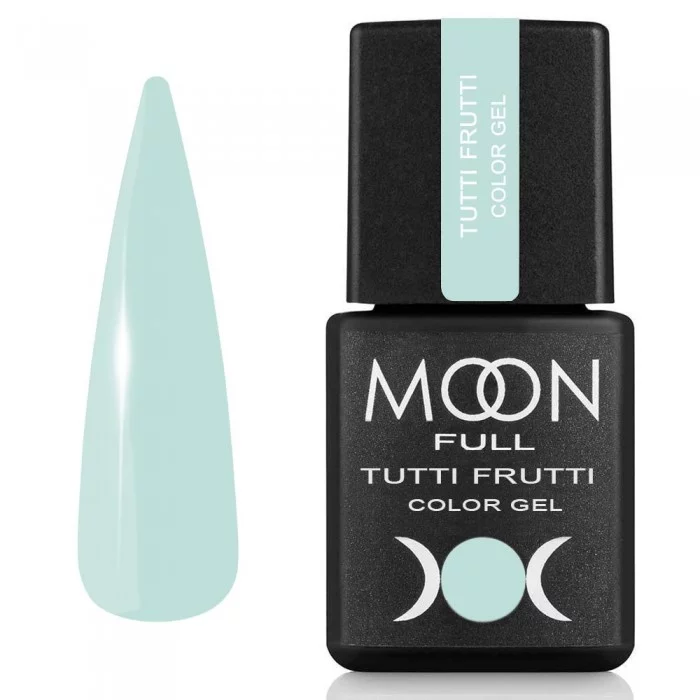Гель-лак MOON FULL Tutti Frutti Color Gel №934 ніжна м`ята, емаль 8 мл