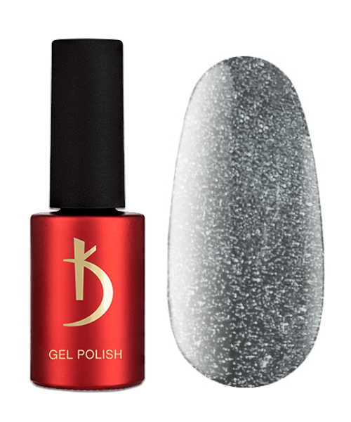 Гель-лак Kodi Gel Polish RS05 мокрий асфальт, з сріблястим, блакитним та перламутровим шимером 7 мл