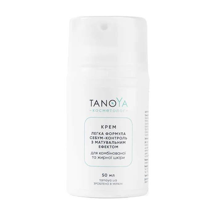 Tanoya Cream Light Formula Sebum Control 50 мл