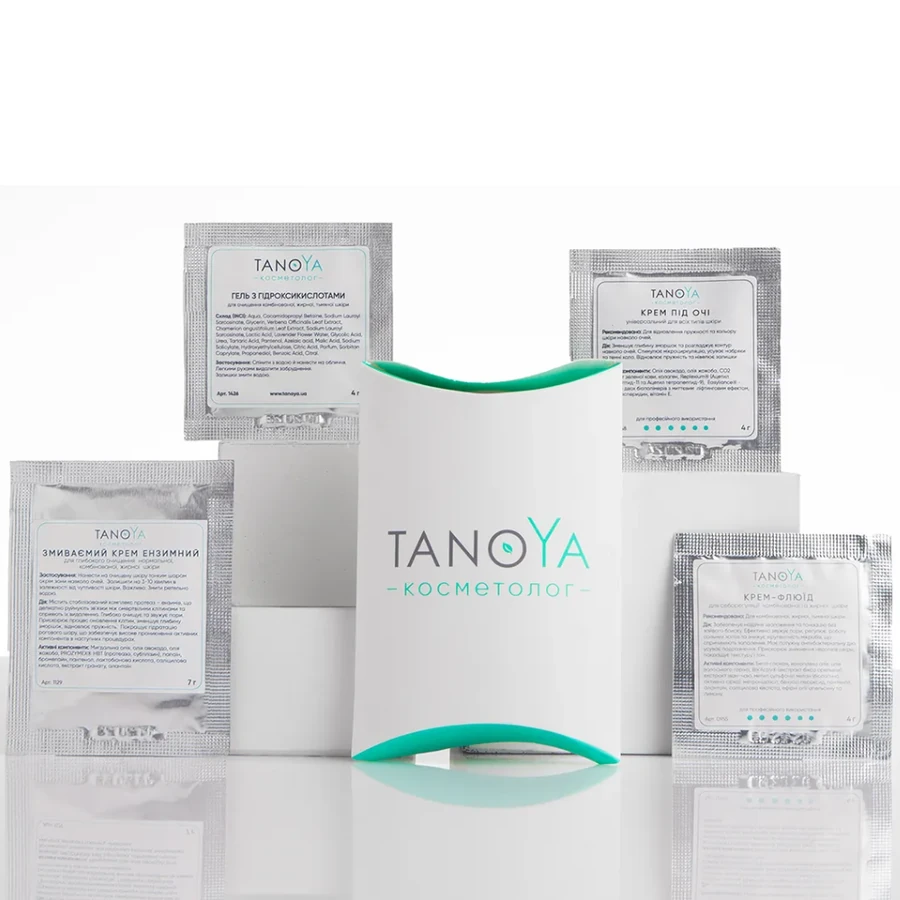 Tanoya Set of Samples for Oily Skin Problems 4+4+7+4 мл 4 сашетки