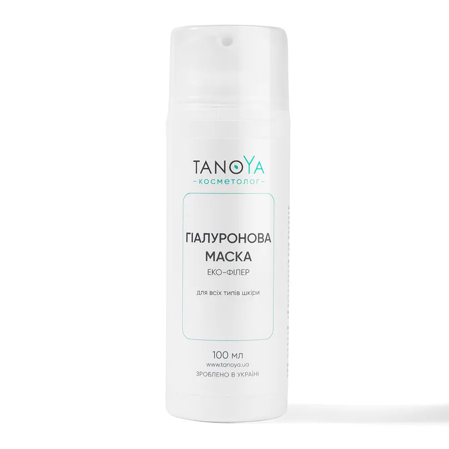 Гіалуронова маска еко-філер для всіх типів шкіри Tanoya Hyaluronic Eco-Filler Facial Mask 100 мл