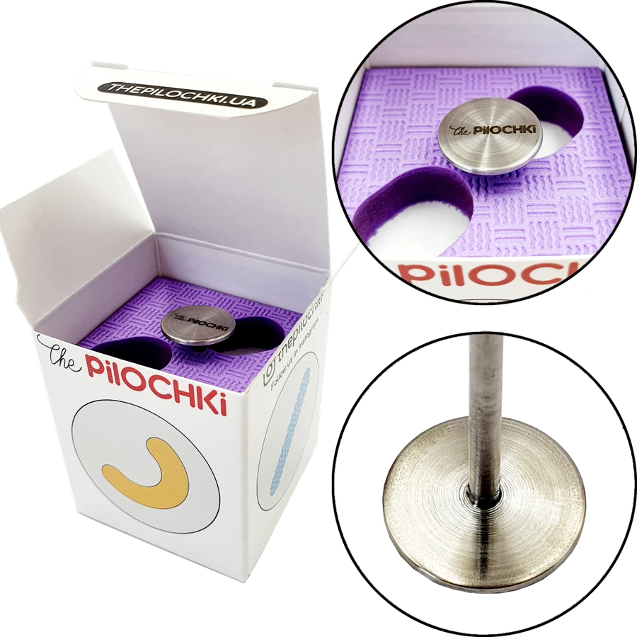 Металева основа для змінних файлів подо-диск ThePilochki Metal Base Podo Disk 16 мм