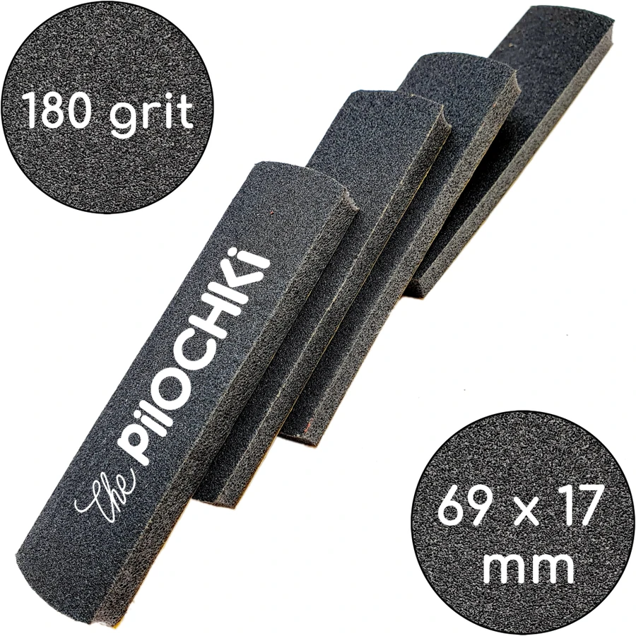 Змінні бафи для основи 69 мм ThePilochki Replaceable Buff Black 180 грит Чорні 50 шт
