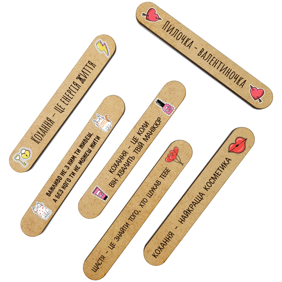 ThePilochki Gift Nail Files Valentine’s Day 20 шт