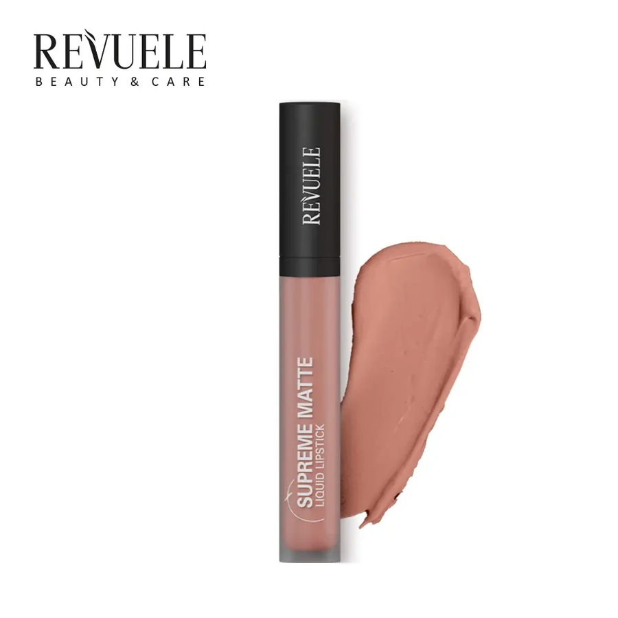 Рідка матова помада Revuele Supreme Matte Liquid Lipstick 24 Нюдовий абрикос 5,5 мл