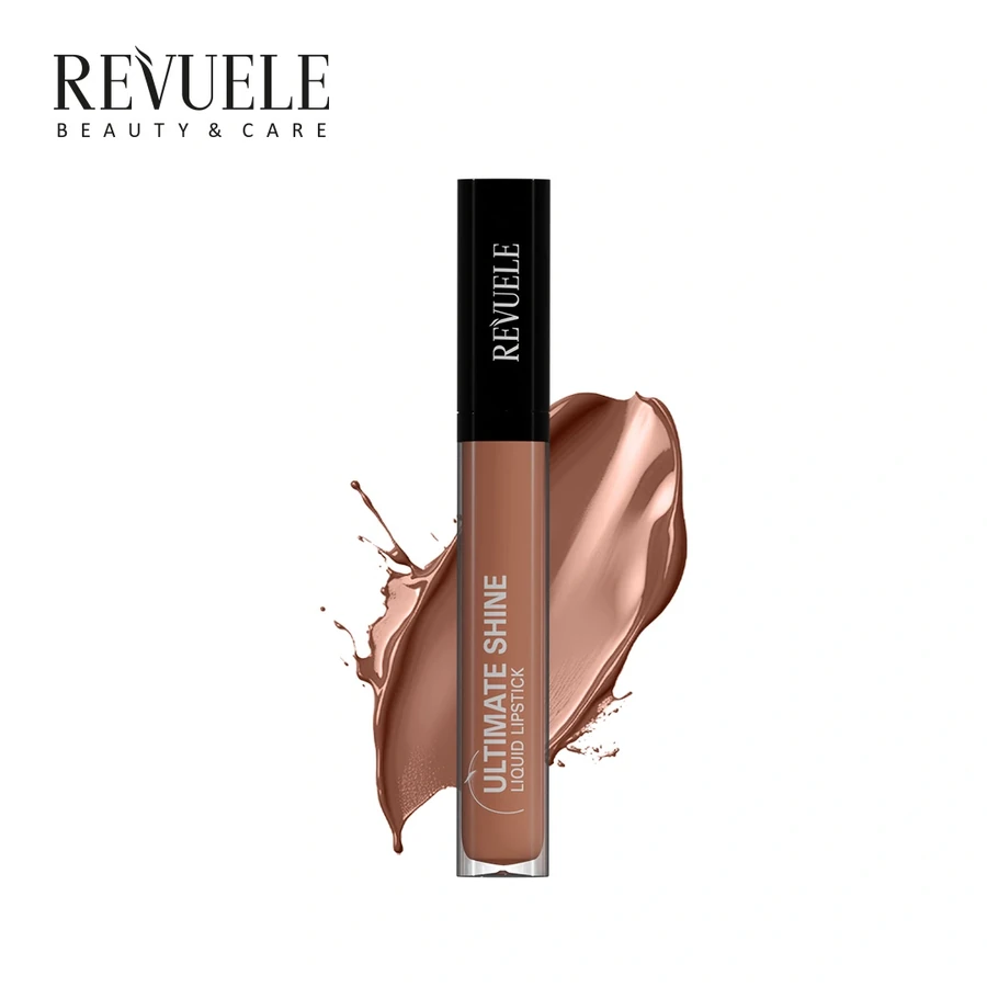 Рідка блискуча помада Revuele Ultimate Shine Liquid Lipstick 03 Тепле капучіно 5,5 мл