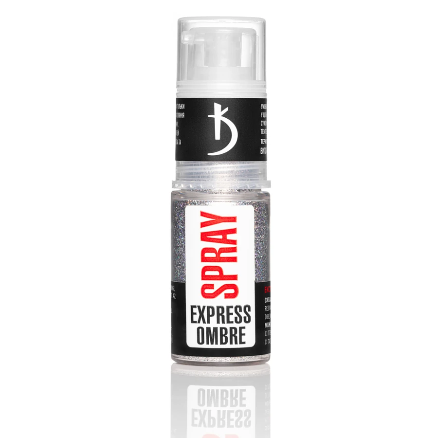 Експрес-спрей для омбре Kodi Express Ombre Spray 20 срібні блискітки з голографічним відливом 7,5 г