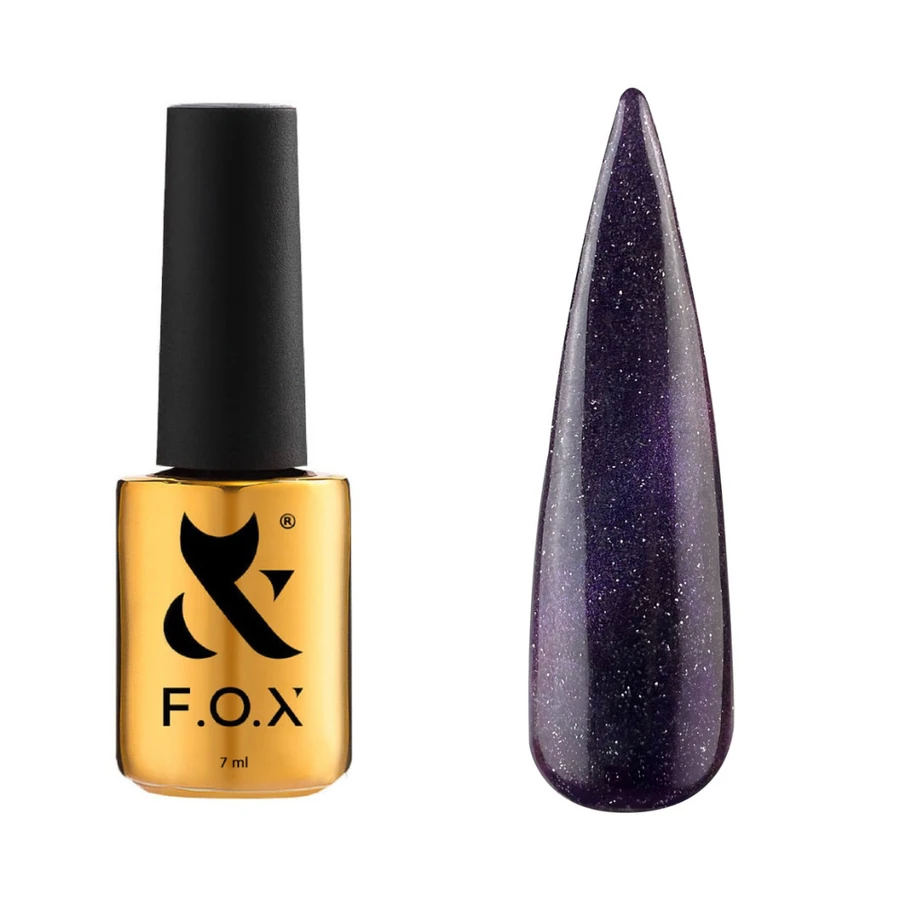 Гель-лак FOX Cat Eye Galaxy 004 Кошаче око/Магнітний 7 мл