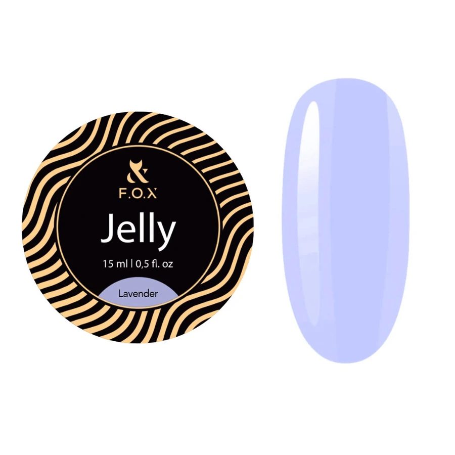 Будівельний камуфлюючий гель-желе FOX Jelly Cover Lavander лавандовий 15 мл