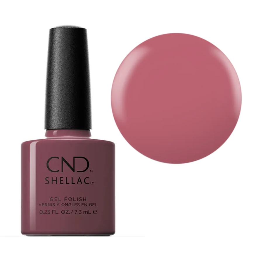 Гель-лак CND Shellac Rose-Mance трояндовий рожевий, емаль 7,3 мл