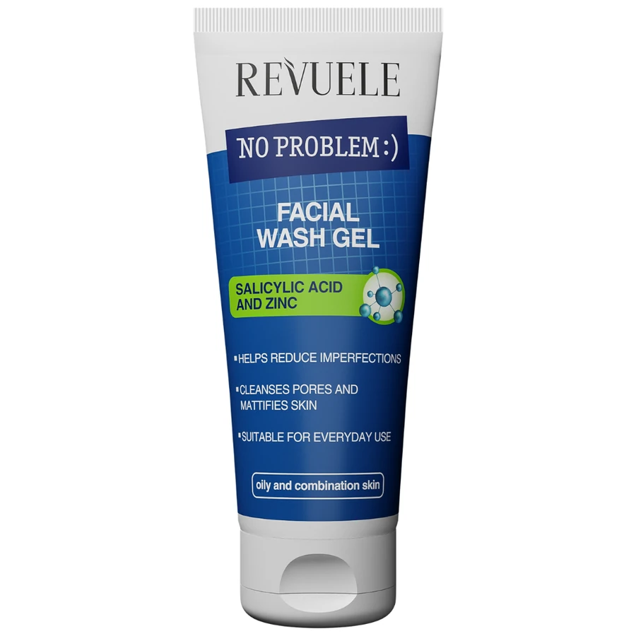 Revuele No Problem Facial Wash Gel with Salicylic Acid & Zinc 200 мл
