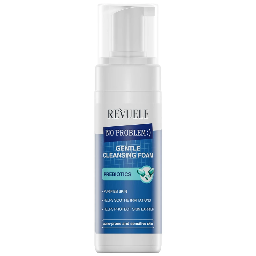 Ніжна піна для вмивання з пробіотиками Revuele No Problem Gentle Cleansing Foam with Prebiotics 150 мл