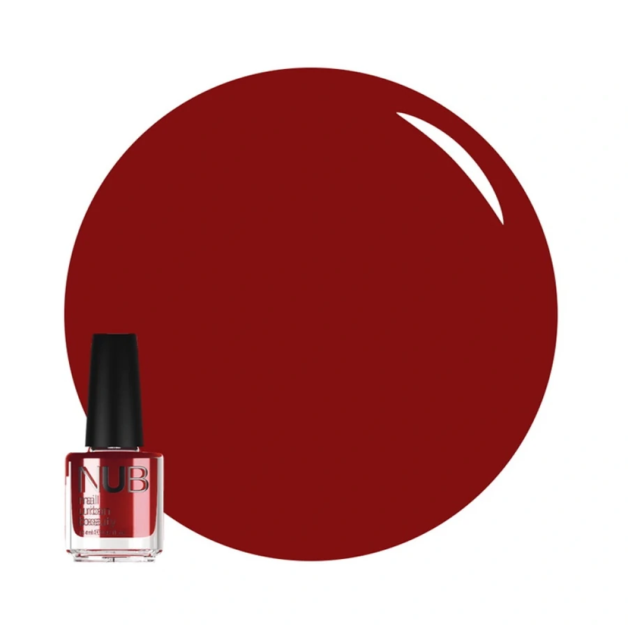 Лак для нігтів NUB Nail Polish 005 Flawless бордовий, емаль 14 мл