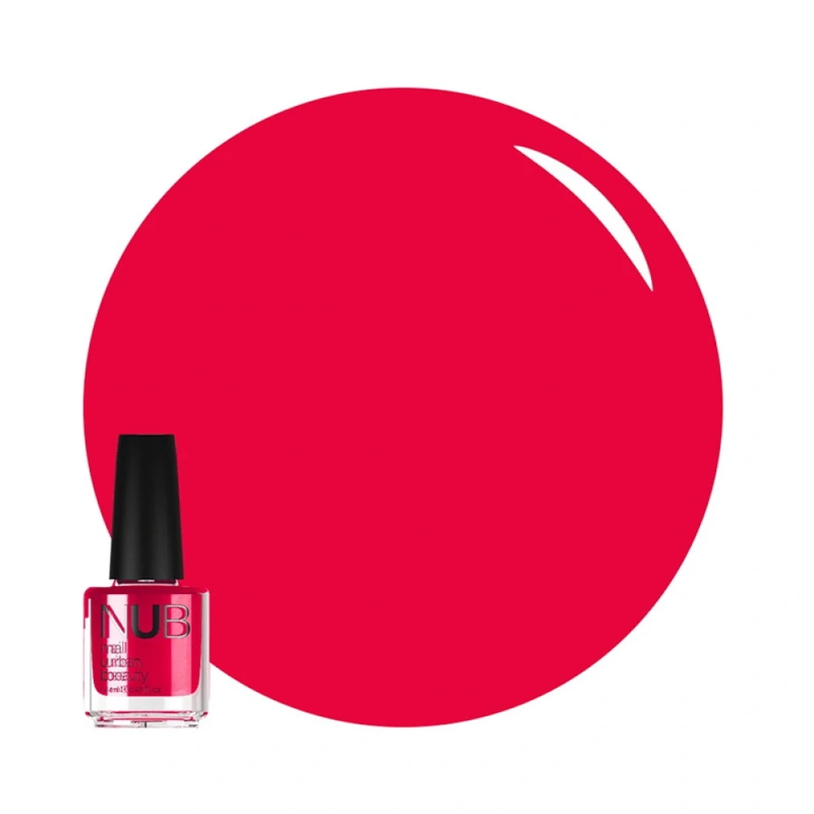 Лак для нігтів NUB Nail Polish 007 Red Room червоний, емаль 14 мл