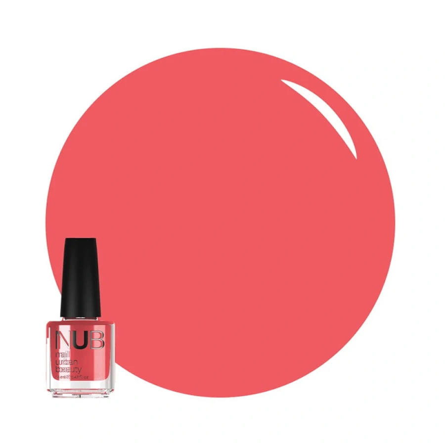 Лак для нігтів NUB Nail Polish 010 Beam коралово-рожевий, емаль 14 мл