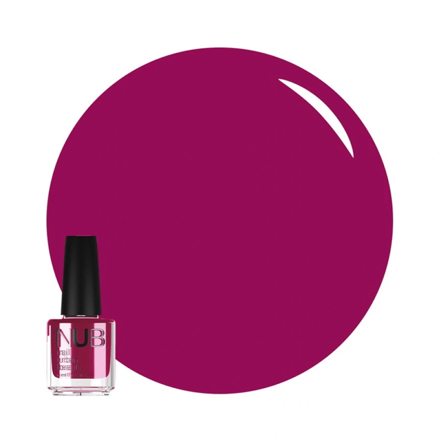Лак для нігтів NUB Nail Polish 020 Heroine виноградний, емаль 14 мл
