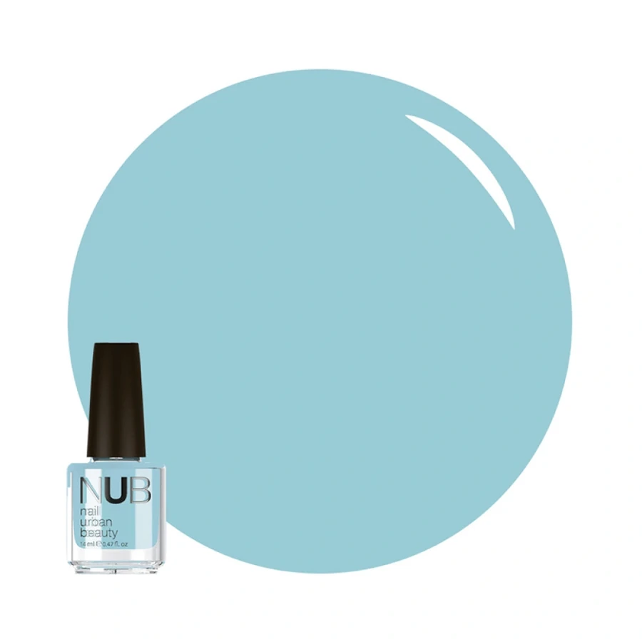 Лак для нігтів NUB Nail Polish 030 Turquoise блакитний, емаль 14 мл