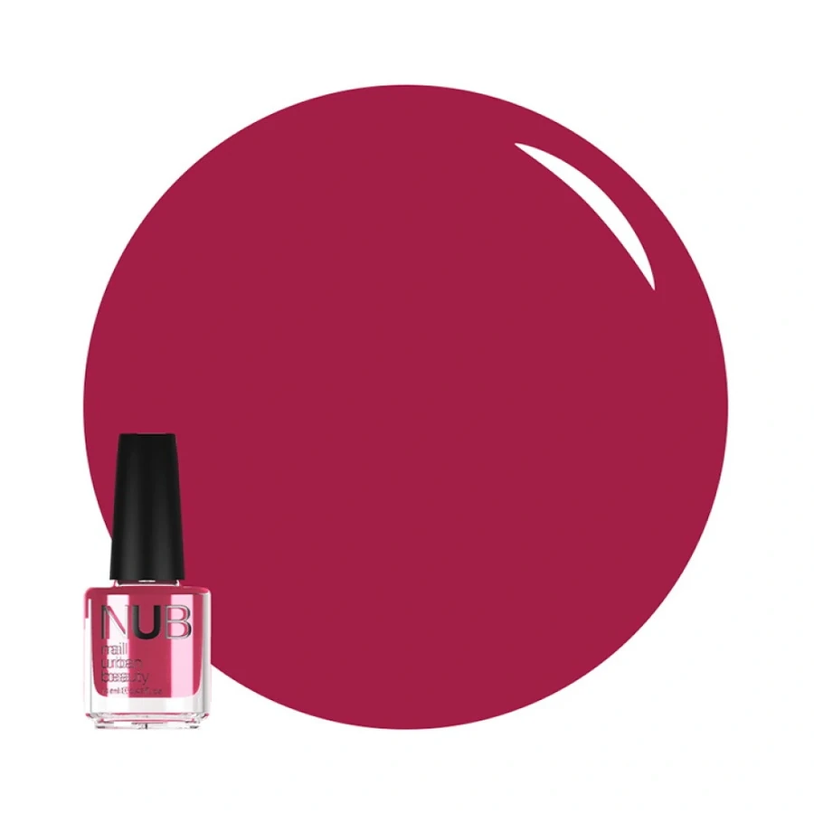 Лак для нігтів NUB Nail Polish 048 Razorblade Romance ягідний, емаль 14 мл