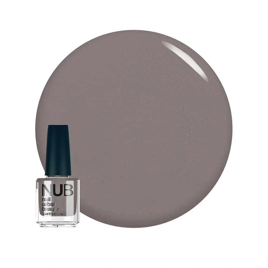 Лак для нігтів NUB Nail Polish 064 African Girl м&rsquo;який сіро-коричневий, перламутровий 14 мл