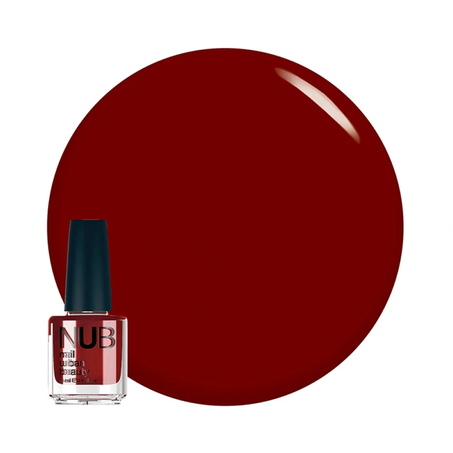 Лак для нігтів NUB Nail Polish 071 Dragon Star винний/бордовий, емаль 14 мл
