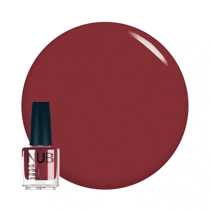 Лак для нігтів NUB Nail Polish 073 How Are U? сливово-виноградний, емаль 14 мл
