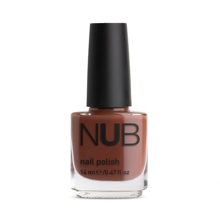 Лак для нігтів NUB Nail Polish 077 Like A Nutella коричневий, емаль 14 мл