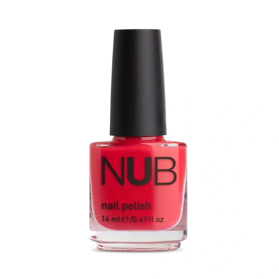 Лак для нігтів NUB Nail Polish 084 Ripe Fruit малиново-червоний, емаль 14 мл