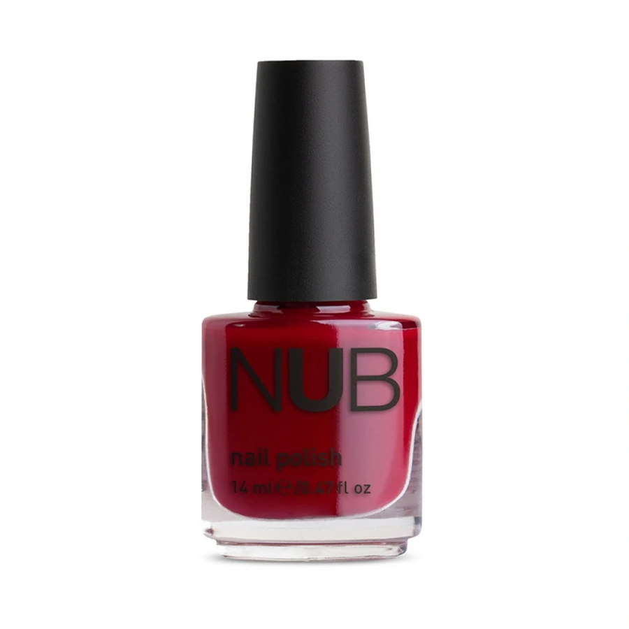 Лак для нігтів NUB Nail Polish 086 Rich Wine вишневий, емаль 14 мл