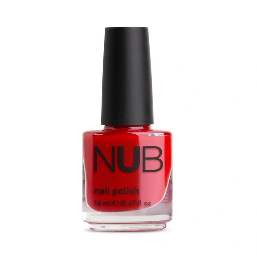 Лак для нігтів NUB Nail Polish 087 Carrot Juice полунично-червоний, емаль 14 мл