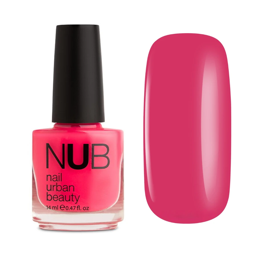 Лак для нігтів NUB Nail Polish 096 Neon Pink рожевий, неоновий 14 мл
