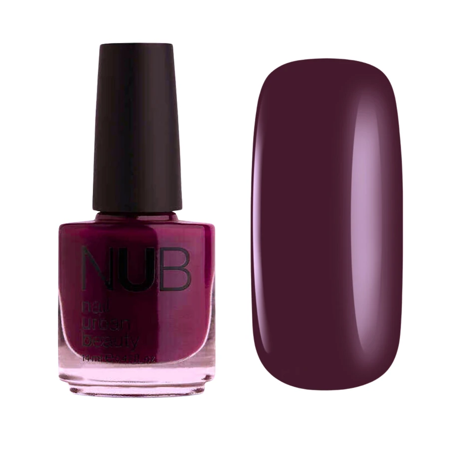 Лак для нігтів NUB Nail Polish 106 Pink Plum рожева слива, емаль 14 мл