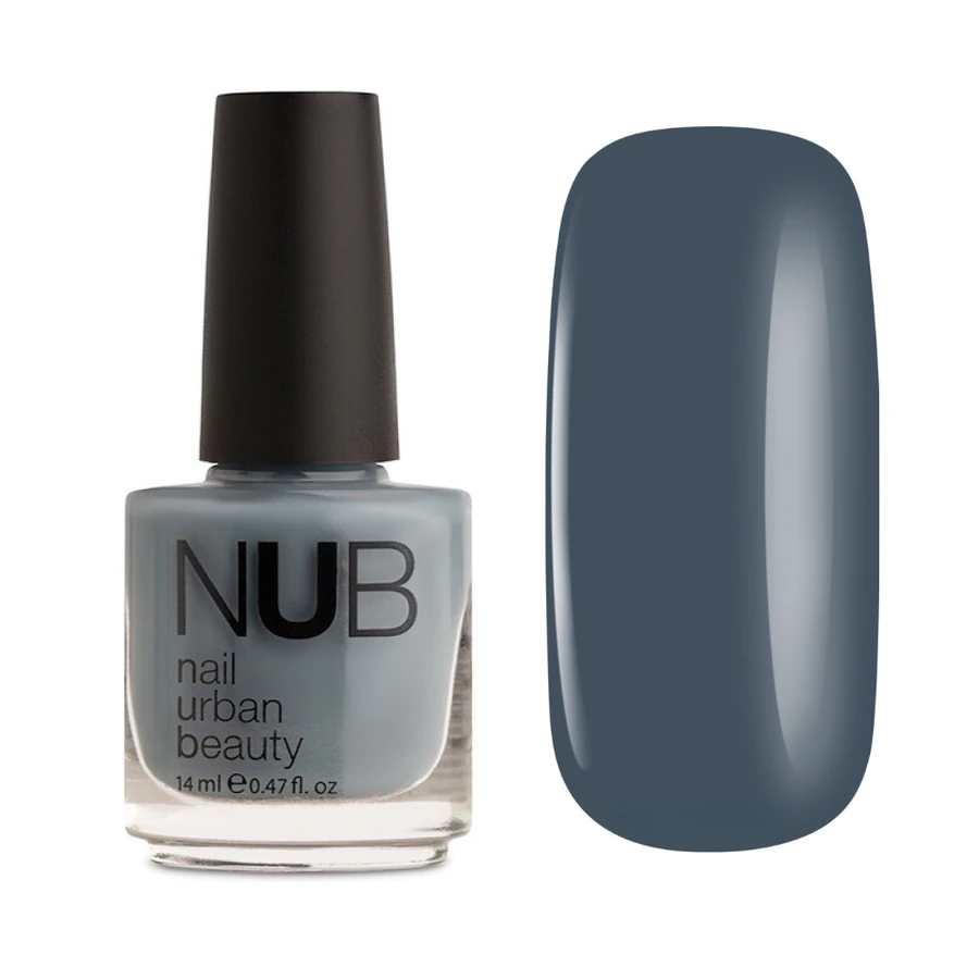 Лак для нігтів NUB Nail Polish 109 Ash Gray попелясто-сірий, емаль 14 мл