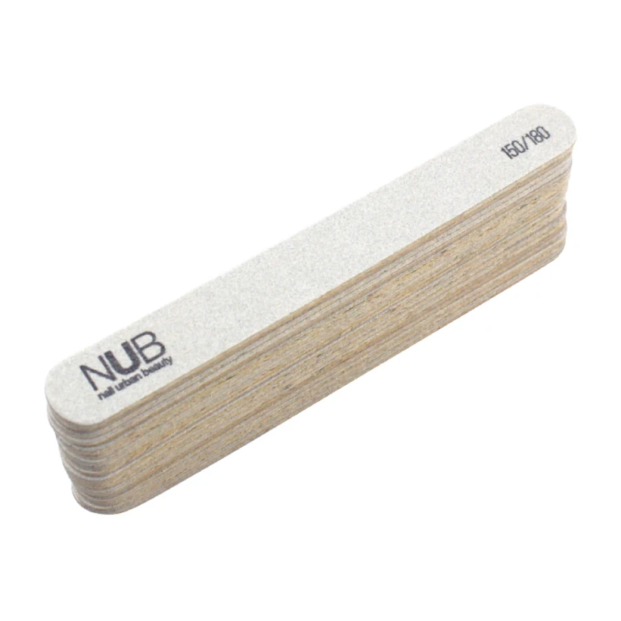 Набір пилочок одноразових NUB Nail File Set 150/180 грит 20 шт