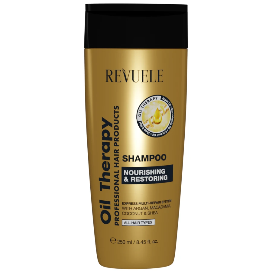 Шампунь для волосся "Відновлення та живлення" Revuele Oil Therapy Shampoo Nourishing & Restorating 250 мл