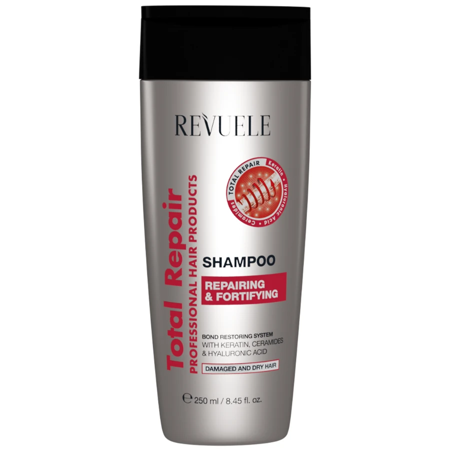 Шампунь для волосся "Відновлення та зміцнення" Revuele Total Repair Shampoo Repairing & Fortifying 250 мл