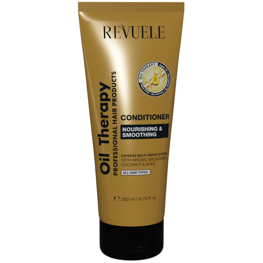 Кондиціонер для волосся "Живлення та розгладження" Revuele Oil Therapy Conditioner Nourishing & Smoothing 200 мл
