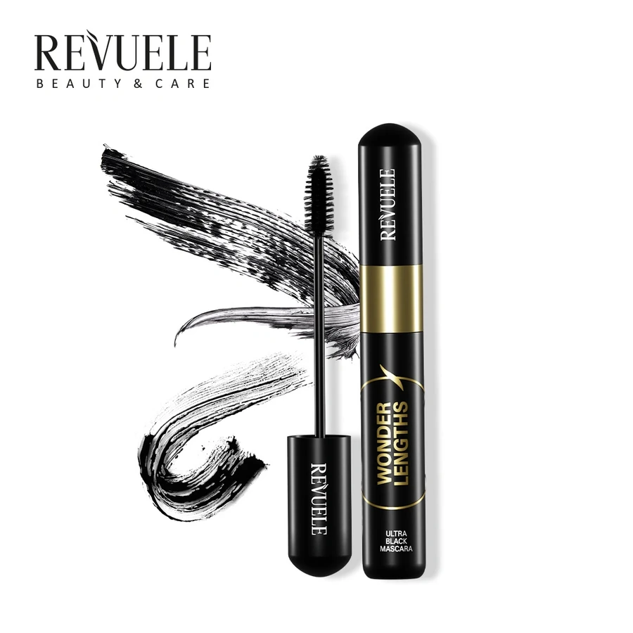 Ультра-чорна туш для вій "Подовження" Revuele Wonder Lengths Ultra Black Mascara 10 мл