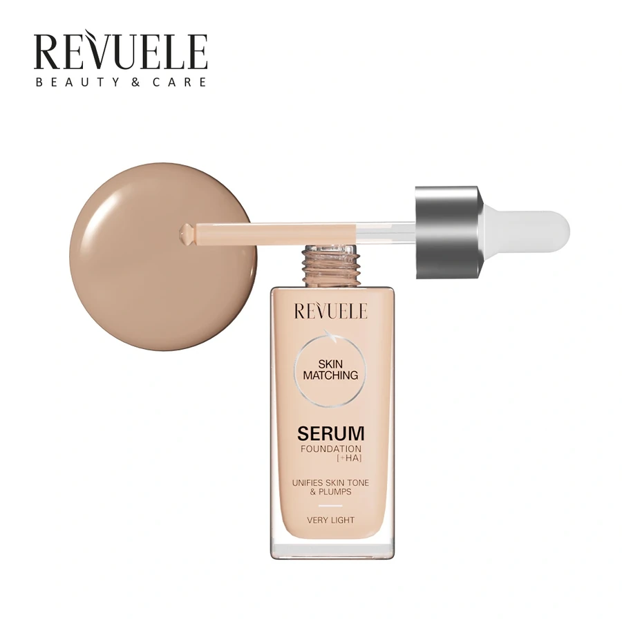 Сироватка-тональний крем + гіалуронова кислота Revuele Serum Foundation + HA Very Light Світлий тон 30 мл